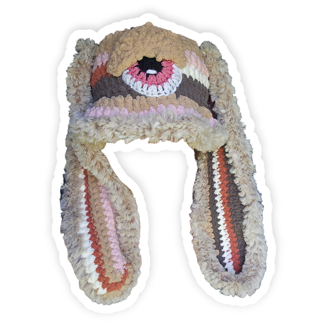 Multicolor Bunny Stash Eye Bucket Hat