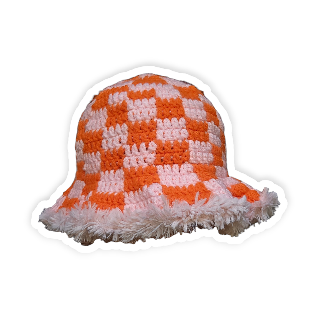 Checkered Bucket Hat