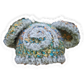 Spiral Floppy Bear Beanie