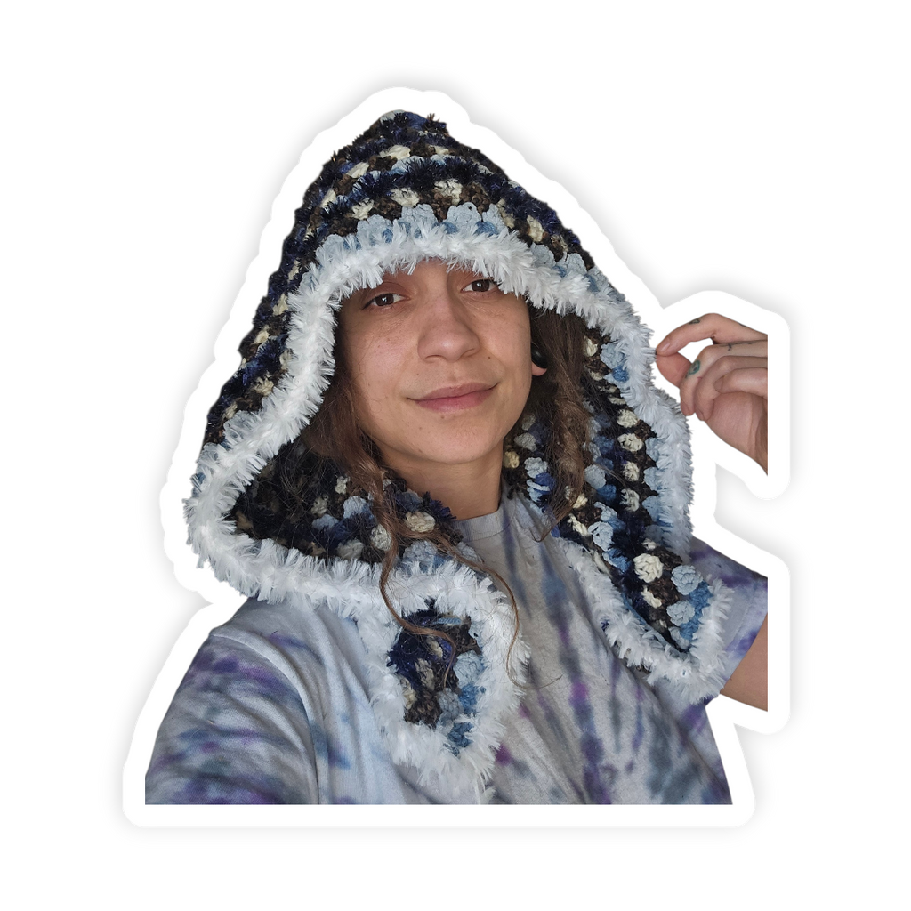BLUE WOOK HOOD