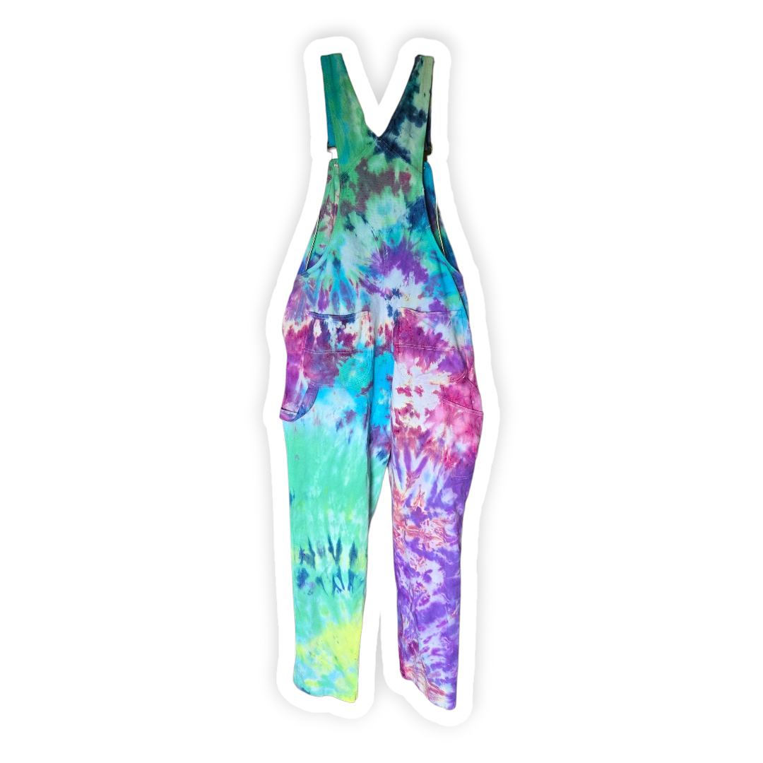 Tie Dye Overalls - MADE TO ORDER