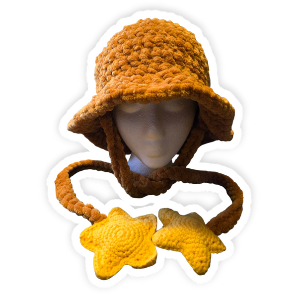 Plush Star Bucket Hat
