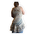 BEADED MANDALA VEST MEDIUM