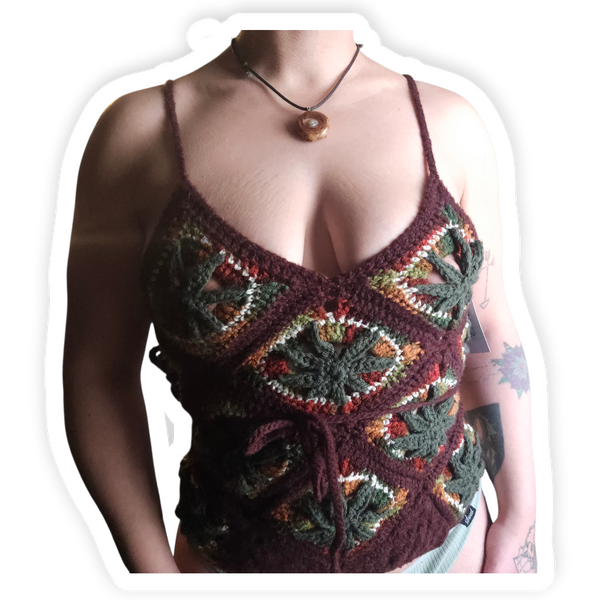 420 GRANNY SQUARE TANK MEDIUM