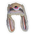 Multicolor Bunny Stash Eye Bucket Hat