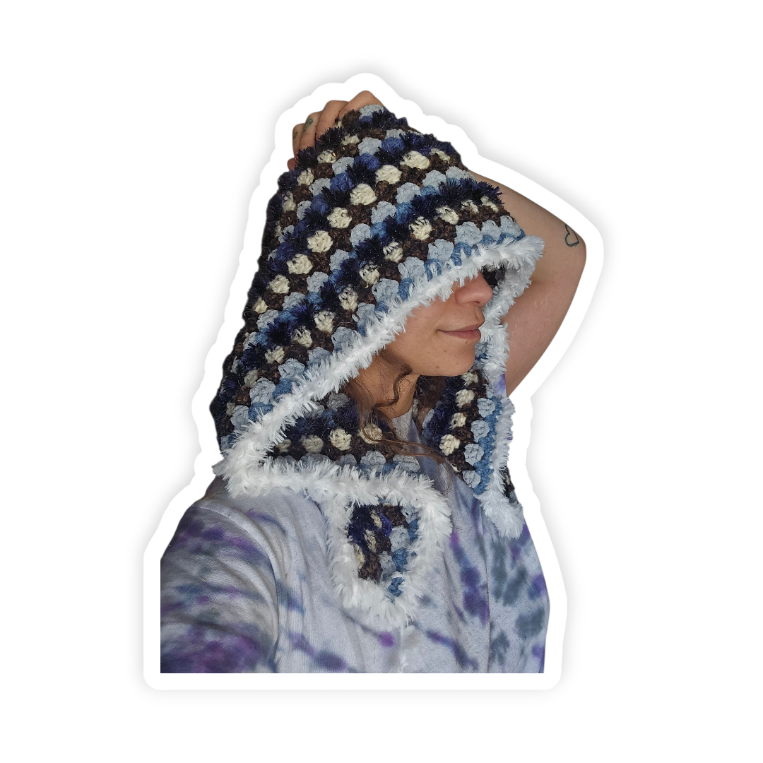 BLUE WOOK HOOD