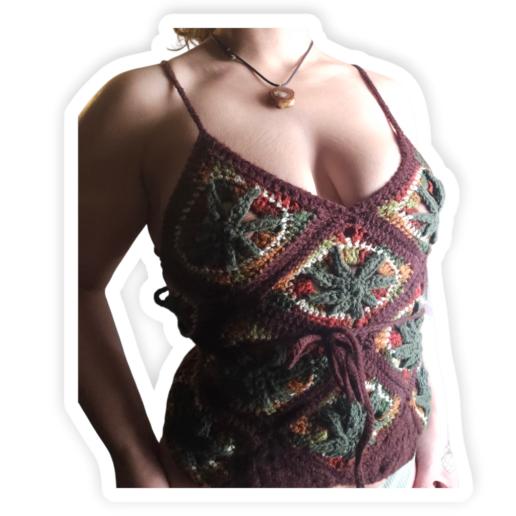 420 GRANNY SQUARE TANK MEDIUM