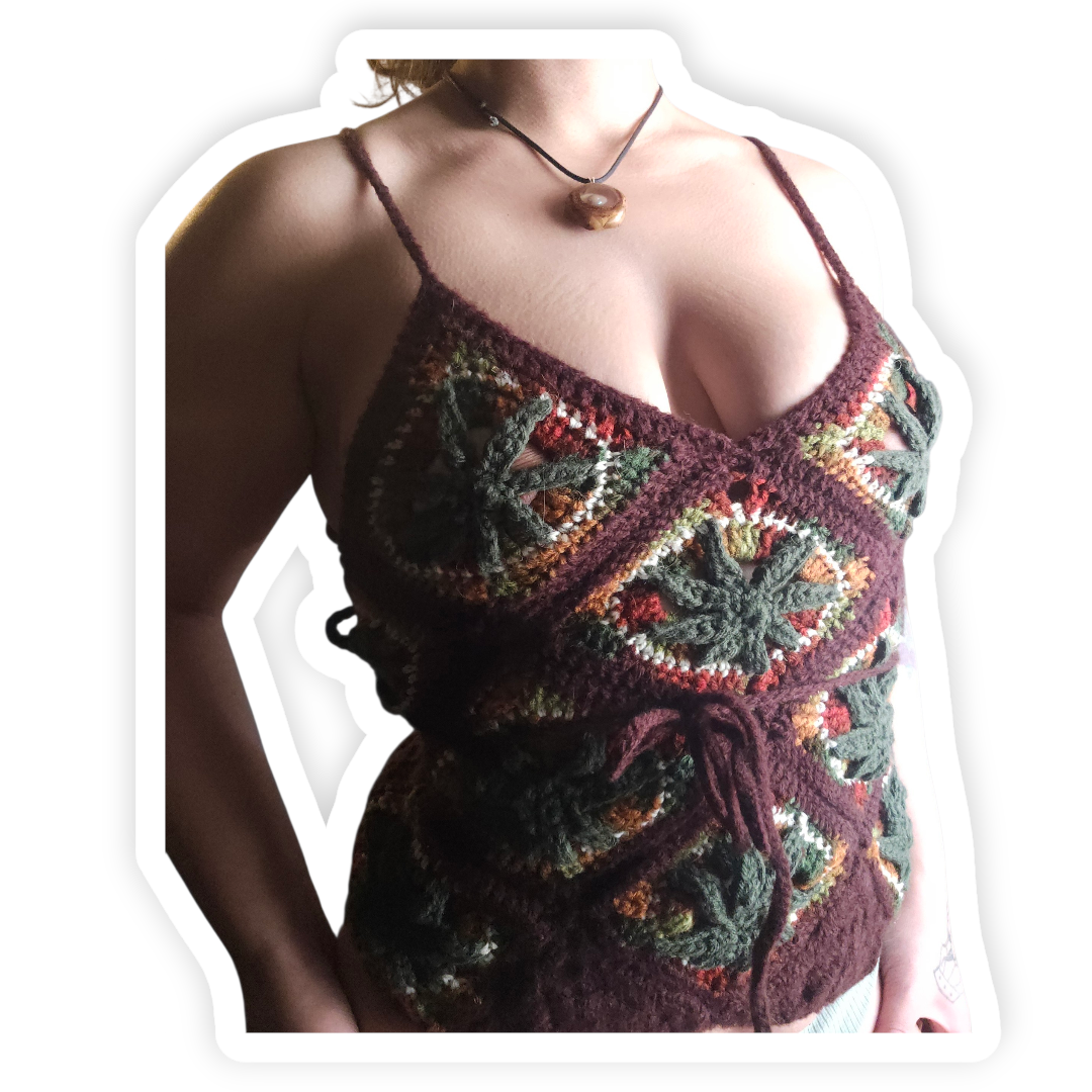420 GRANNY SQUARE TANK MEDIUM
