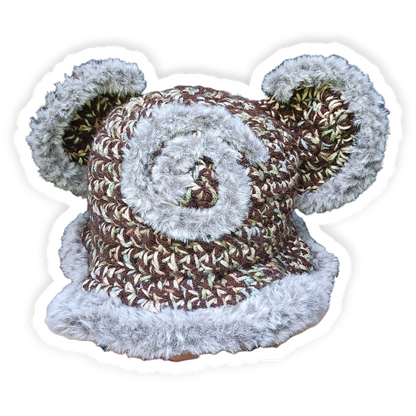 Spiral Bear Bucket Hat
