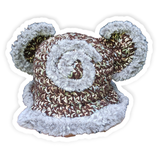 Spiral Bear Bucket Hat